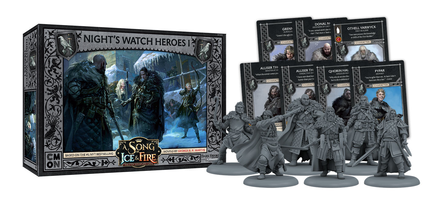 A Song of Ice and Fire : Tabletop Miniatures Game - Nights Watch Heroes #1